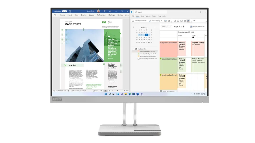 Monitor L25e-40, Grau, 24,5 Zoll, Full-HD, 75 Hz, 4 ms
