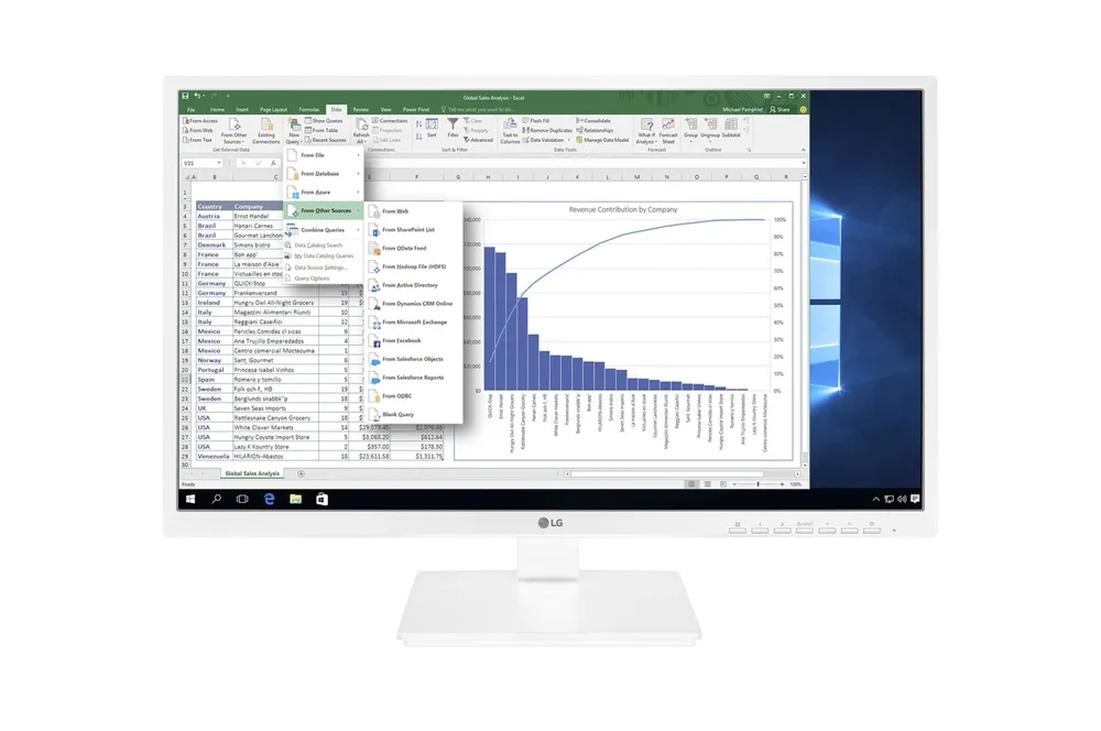 LG 24BK550Y-W 23,8" LED IPS FullHD Weiß