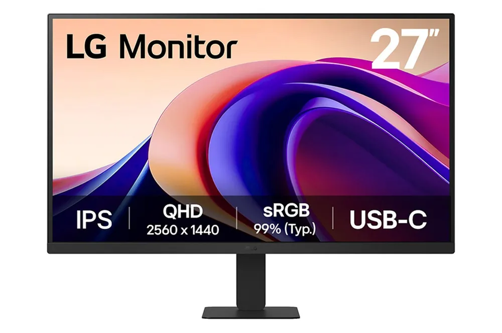 LG 27" 27UA631A-B QHD IPS Monitor HDMI USB-C 16:9