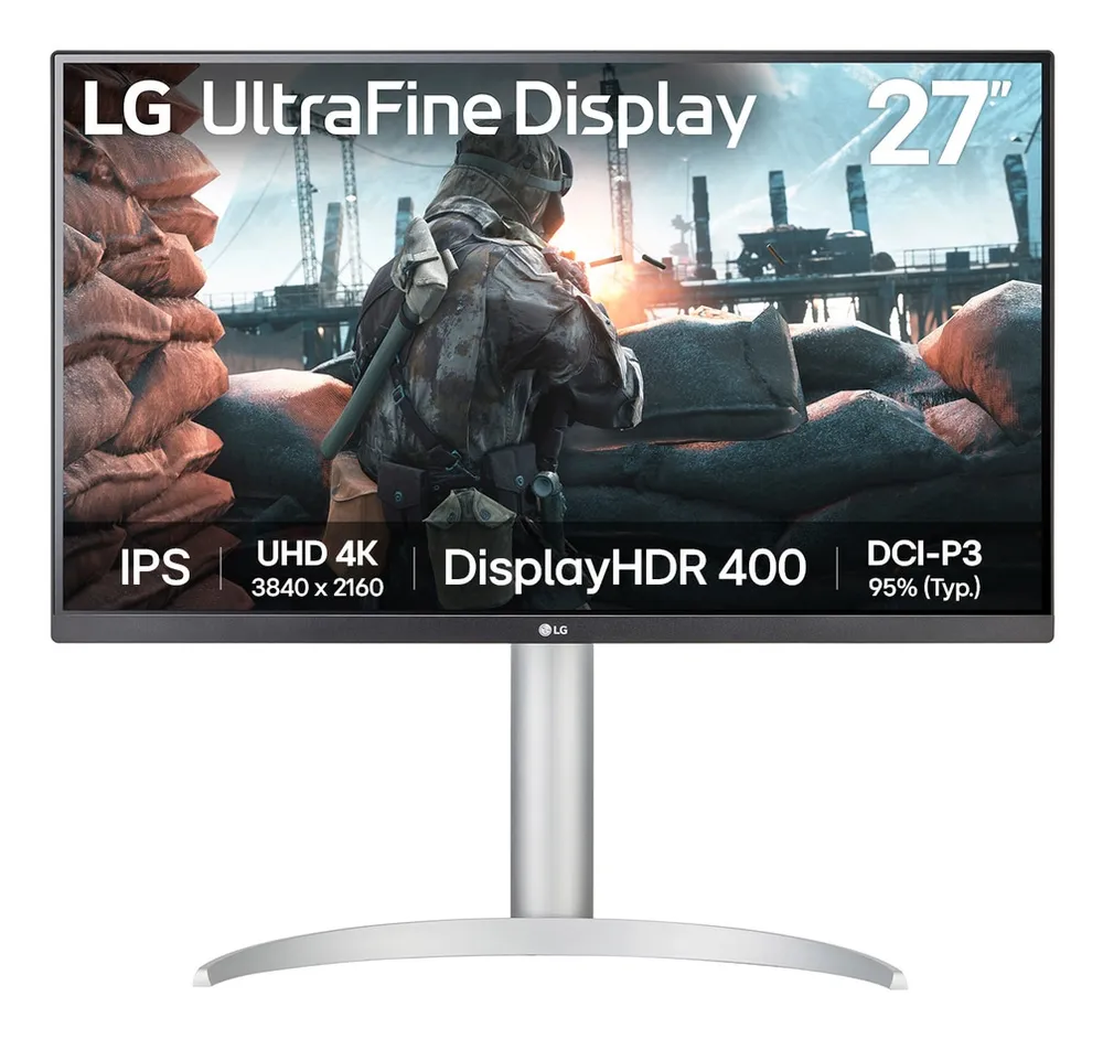 Monitor LG 27UP650K-W 27" 4K Ultra HD IPS 60Hz Weiß Höheneinstellung