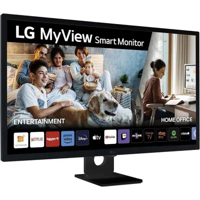 Monitor LG 32SR50F-B 32" FullHD 60Hz IPS HDR10 Smart WebOS Lautsprecher Bluetooth