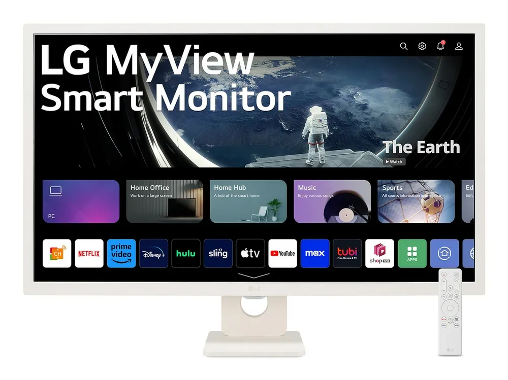 LG 32SR50F-W Smart Monitor 32" IPS Full HD webOS23