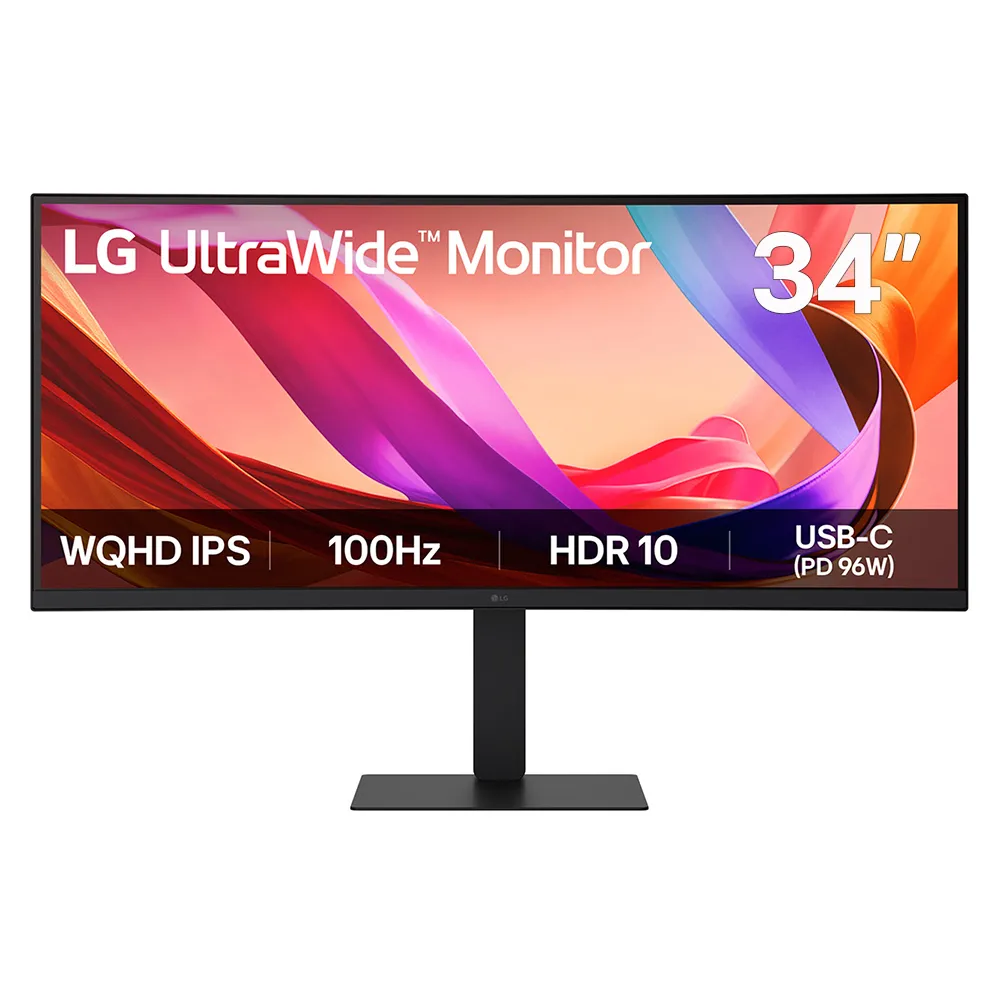 Monitor LG 34 Curved UltraWide QHD 100Hz IPS HDR10 Lautsprecher USB-C
