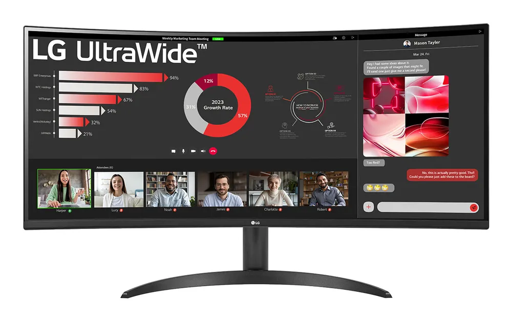 LG UltraWide 34WR50QK-B