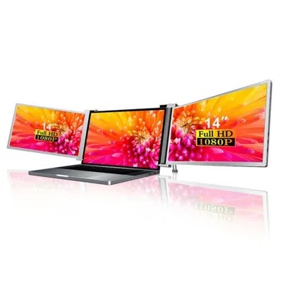 Monitor Lipa HDR-75 2x14" FullHD 60Hz IPS Dual Portable 3ms