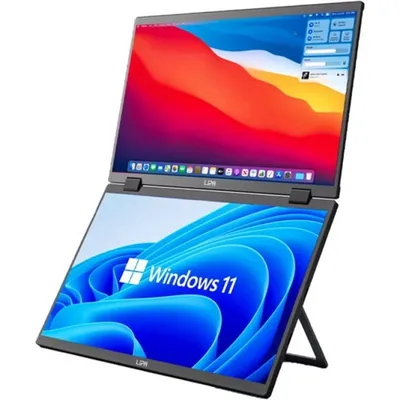 Lipa HDR-72 Tragbarer Dual-Screen-Monitor 15,6" LED IPS FullHD