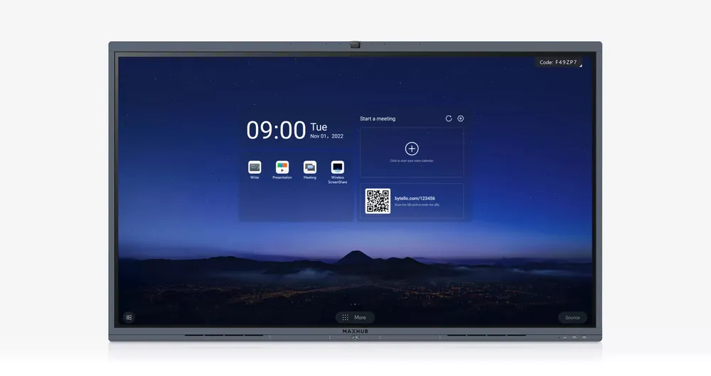 MAXHUB C8630 86″ 4K IR Touch Interactive Display mit 48MP Kamera, Pro Audio, Dual WiFi