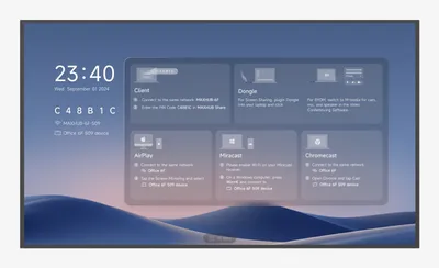 Monitor Maxhub ND86CMB 86" UltraHD 4K 60Hz ADS Sound integriert WiFi Android