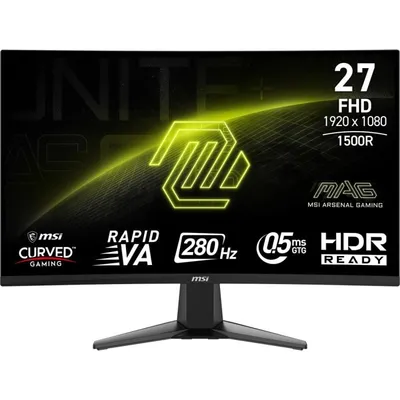 MSI MAG 276CXF 27" LED Rapid VA FullHD 280Hz Adaptive Sync Curved