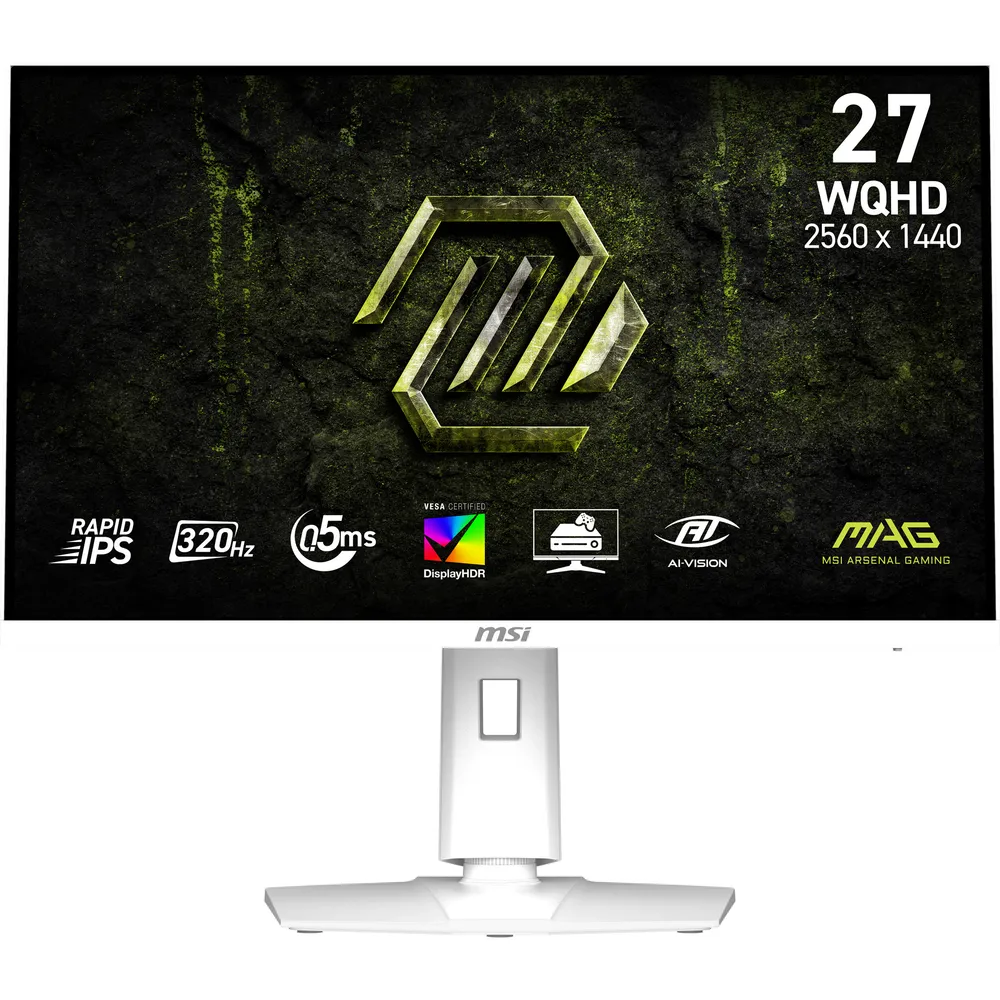 Monitor MSI MAG 274QRFW X3212 27" WQHD 320Hz IPS DisplayHDR 400 0,5ms