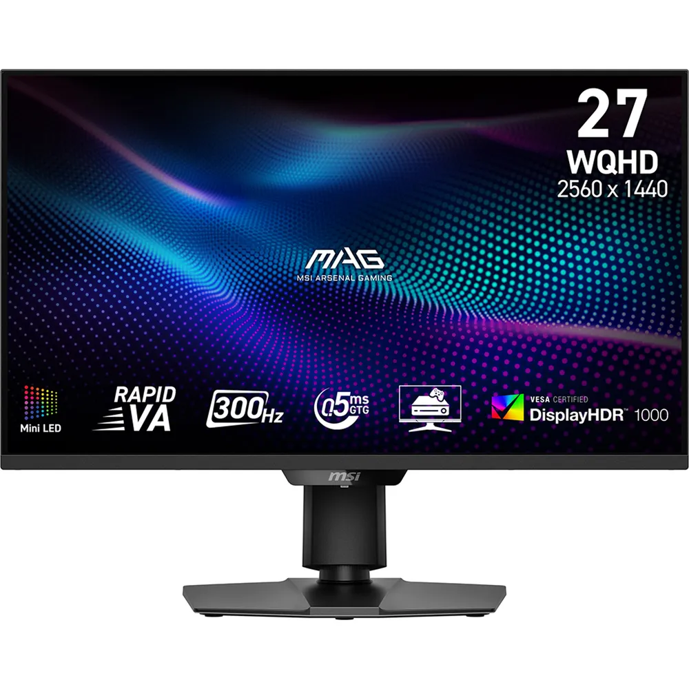 Monitor MSI MAG 274QPF X30MV 27" QHD 300Hz Rapid VA Mini-LED 0,5ms HDR1000
