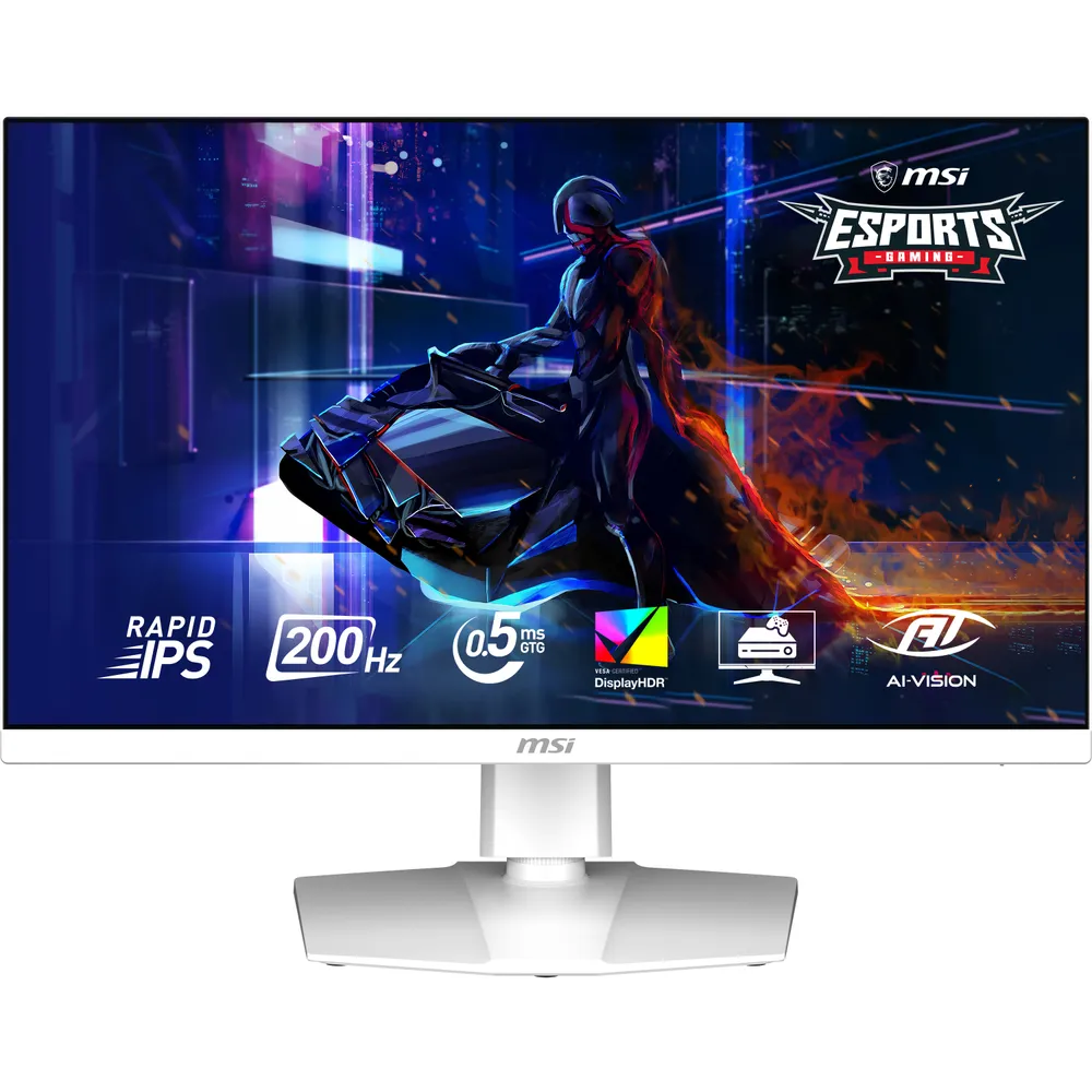 Monitor MSI MAG 274QRFW E20 27" Quad HD 200Hz Rapid IPS HDR400 0,5ms Weiß