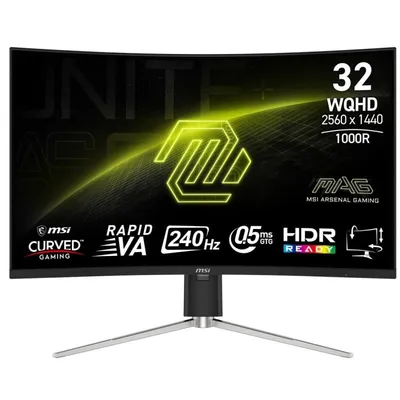 MSI MAG 325CQRXF E2 31,5" LED Rapid VA QHD 240Hz Adaptive-Sync