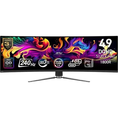 Monitor MSI MPG 491CQPX 49" Dual QHD 240Hz QD-OLED Curved 0