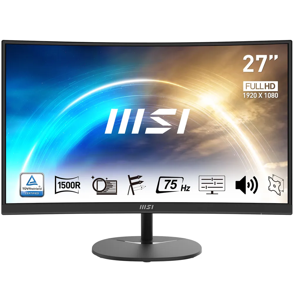 Monitor MSI PRO MP271CA 27" FullHD 75Hz VA Curved 1ms FreeSync Lautsprecher