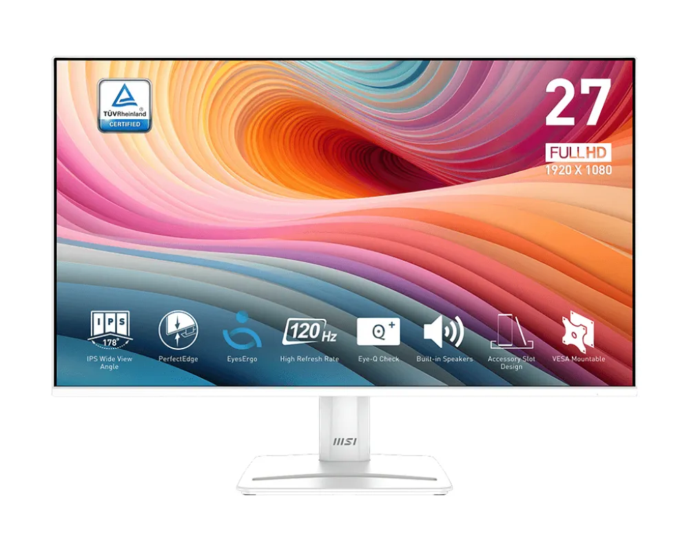 Monitor MSI PRO MP275W E2 27" FullHD 120Hz IPS Adaptive Sync 1ms Lautsprecher