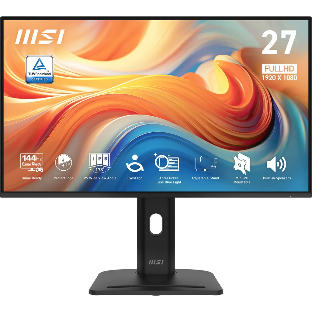 Monitor MSI PRO MP275PG E14 27" FullHD 144Hz IPS HDR höhenverstellbar integrierte Lautsprecher