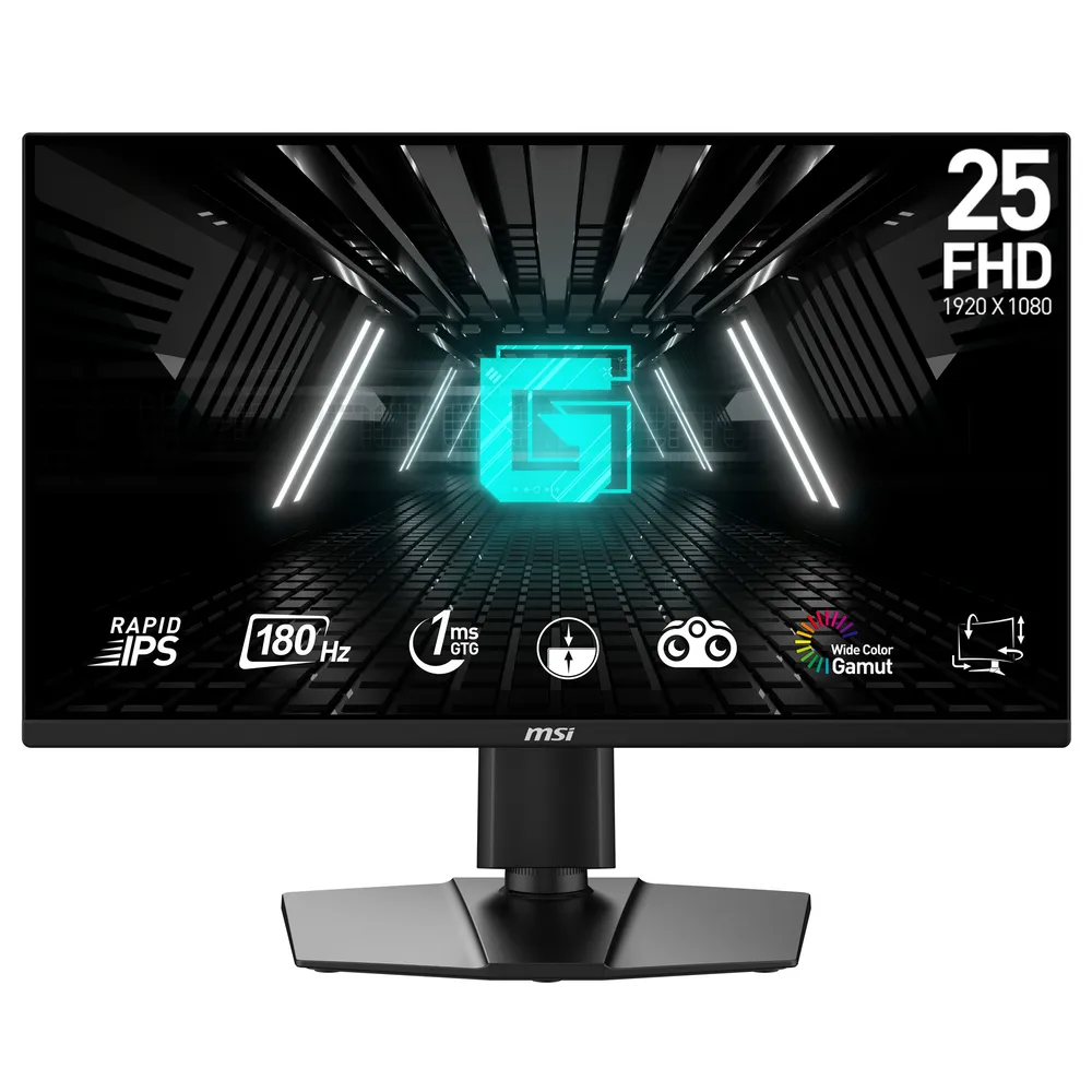 MSI G255PF E2 24,5″ 1080p 180Hz IPS Höhenverstellbar Schwenkbar Gaming