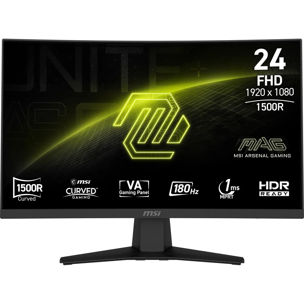 Monitor MSI MAG 244CDE 23,6" FullHD 180Hz VA Curved 1ms Rahmenlos