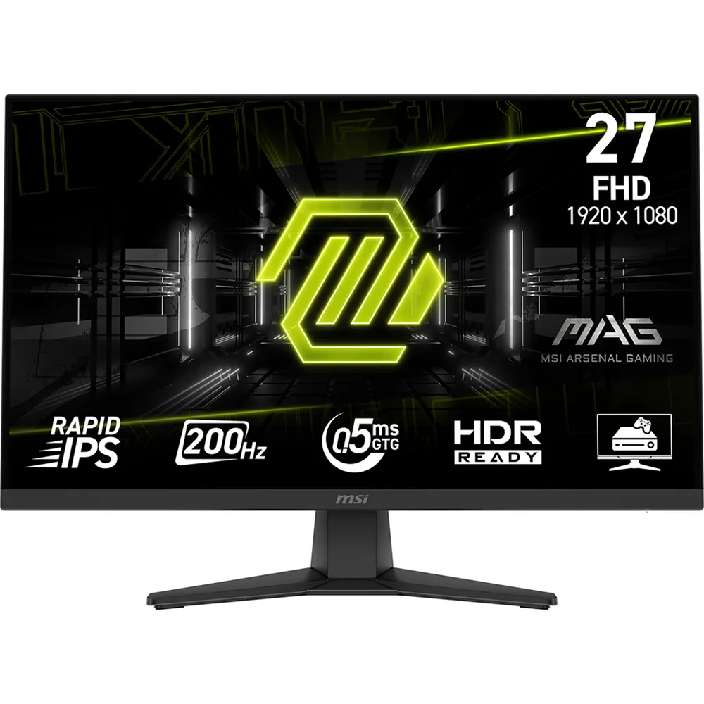 Monitor MSI MAG 272F 27" Full HD 200Hz Rapid IPS FreeSync Premium Schwarz