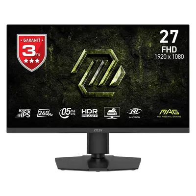 MSI Monitor 27 cali MAG 272PF X24 LED/FHD/FLAT/240Hz/czarny