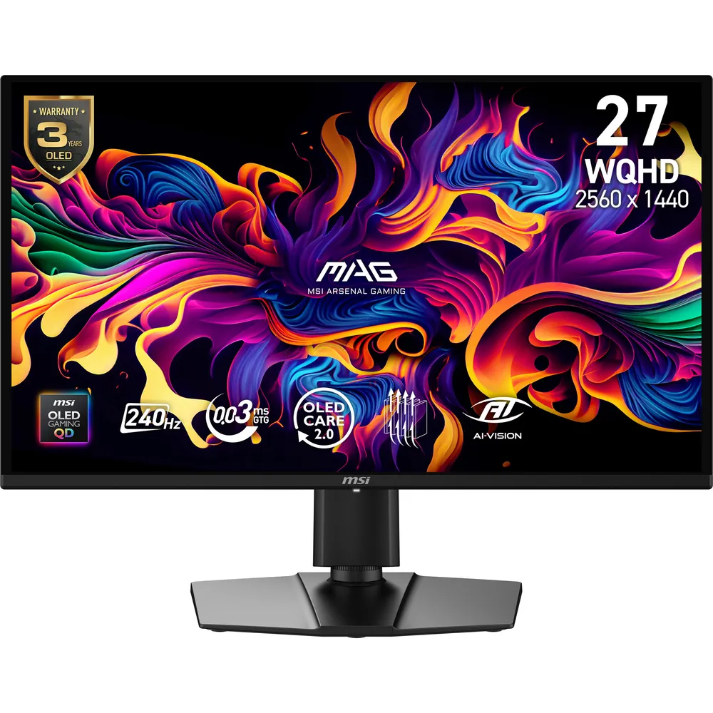Monitor MSI MAG 274QP QD-OLED X24 27" WQHD 240Hz QD-OLED HDR 0