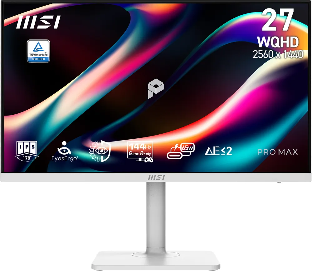 Monitor MSI PRO MAX 271QPHW E14 27" Wide Quad HD 144Hz IPS Höhenverstellbar