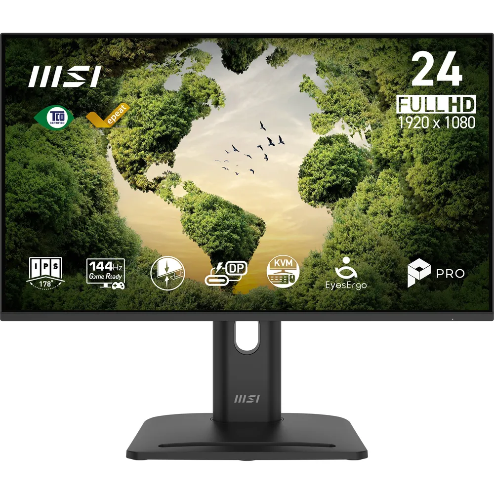 Monitor MSI Pro MP245PHGN 23,8" FullHD 144Hz IPS FreeSync Höhenverstellbar