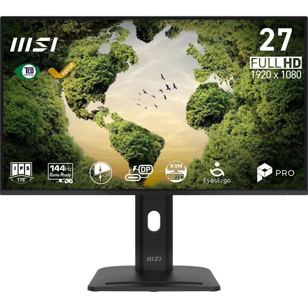 Monitor MSI Pro MP275PHGN 27" Full HD 144Hz IPS Lautsprecher Höhenverstellbar