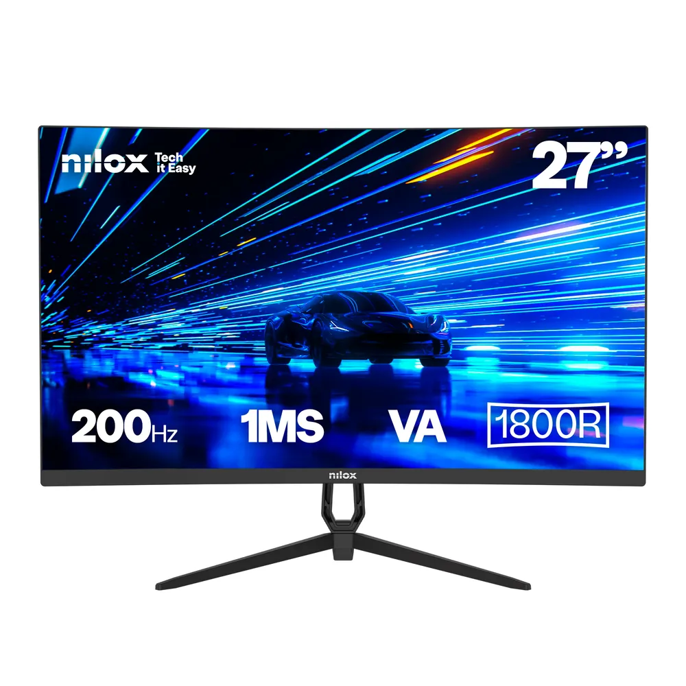 Monitor Curved VA 27 Zoll 200Hz 1ms HDMI 2.1 DisplayPort 1.4