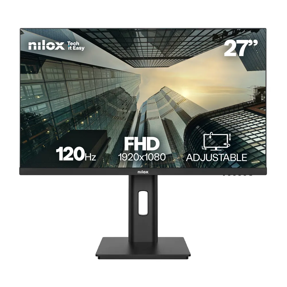 Monitor 27" Full HD 120Hz IPS Lautsprecher Pivot Höhenverstellbar HDMI Schwarz