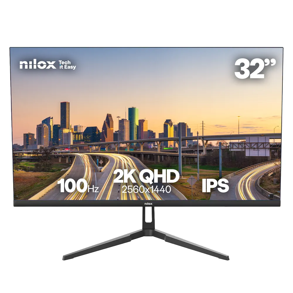 Monitor Nilox NXM322K1001 32" Quad HD 100Hz IPS 4ms VESA HDMI DP