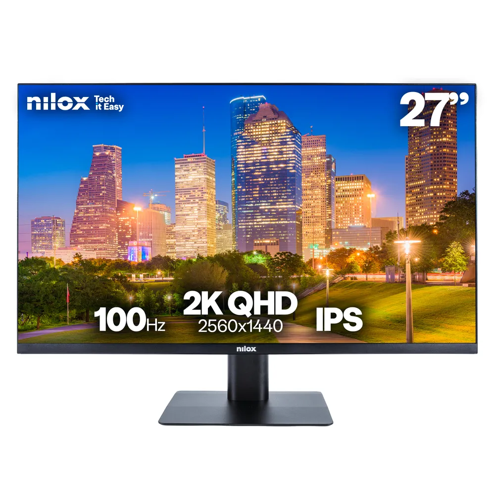 Nilox NXMM272K112 27″ 2K 100Hz IPS-Lautsprecher VESA HDMI DP 1ms Matt