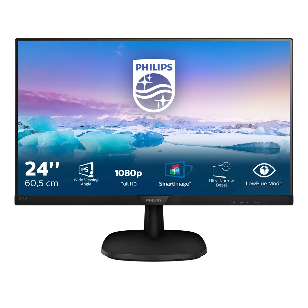 Philips V-line 243V7QJABF Monitor 61cm (24") Full HD | 243v7qjabf/00 | IPS - 5ms