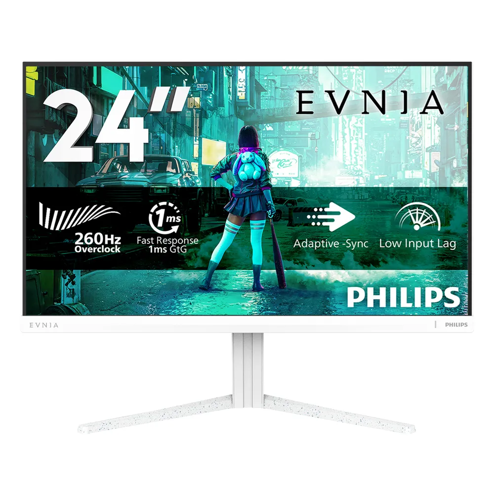 Monitor Philips 24M2N3201PL/00 24" FullHD 260Hz Fast IPS HDR10 0,3ms Weiß