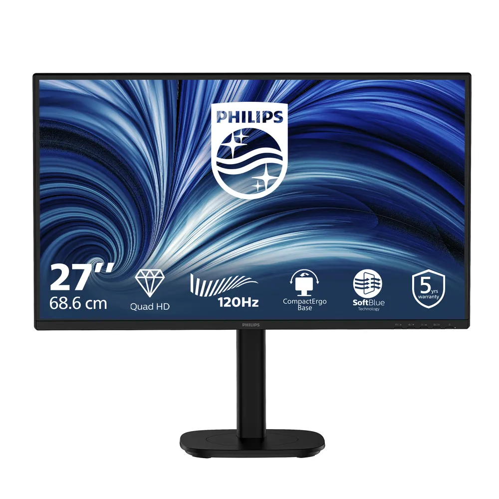 Monitor Philips 27B2N3500 27" Quad HD 120Hz IPS Adaptive Sync Ergonomie 4ms