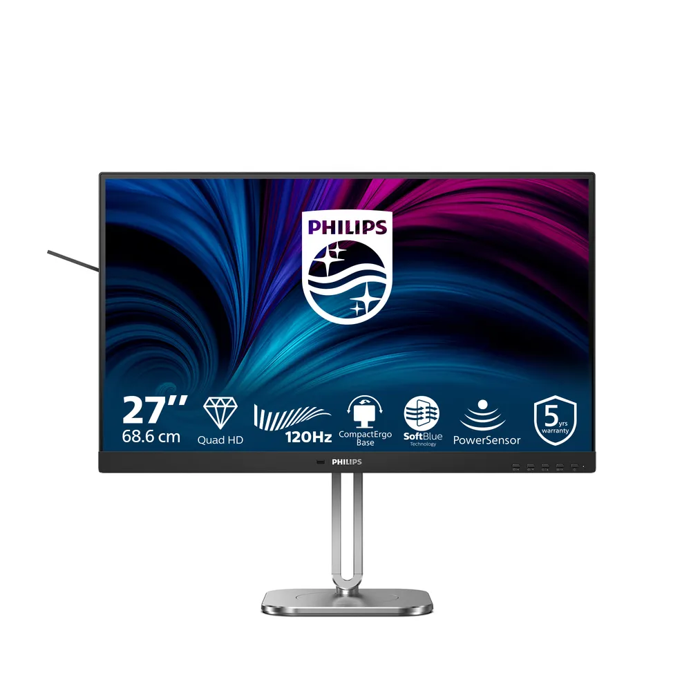 Philips 4000 Series 27B2N4500 Monitor 68.6 cm (27") WQHD | 27b2n4500/00 | IPS - 4ms