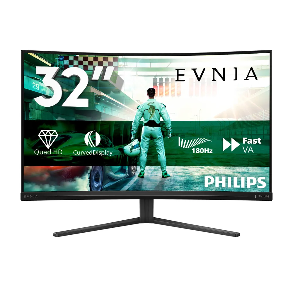 Philips Evnia 3000 Series 32M2C3500L Curved-Monitor 80cm (31.5") WQHD | 32m2c3500l/00 | VA - 1ms