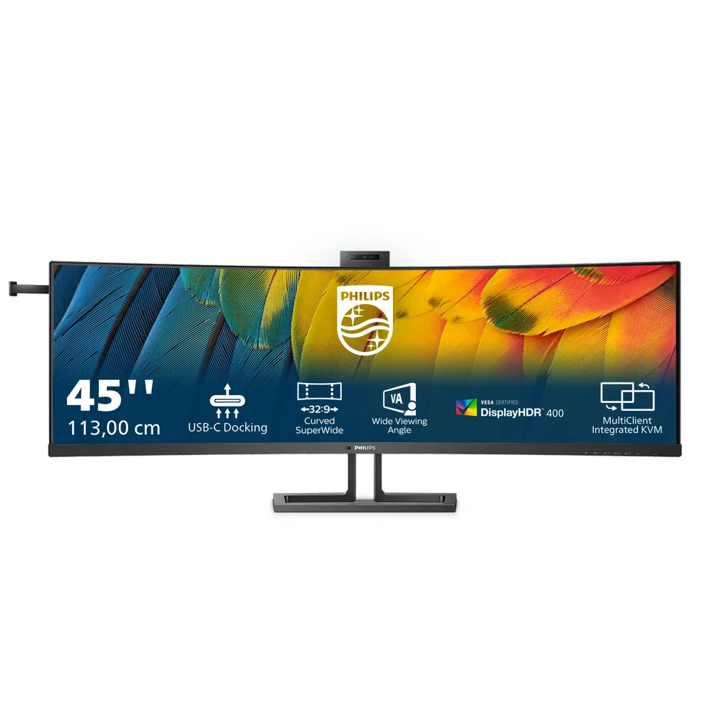 Philips 6000 Series 45B1U6900CH Curved-Monitor 113cm (44.5") DQHD | 45b1u6900ch/00 | VA - 4ms