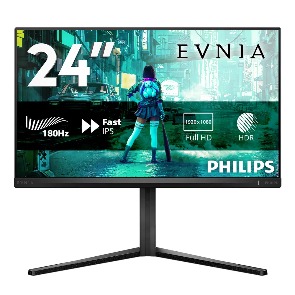 Monitor Philips Evnia 3000 24M2N3200AM/01 23,8" FullHD 180Hz Fast IPS HDR10 Höhenverstellbar