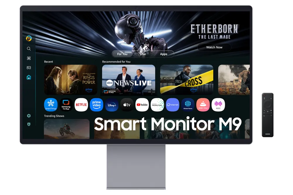Monitor Samsung S32FM902SU 32" 4K UHD OLED 165Hz 0,03ms FreeSync Premium Pro Silber