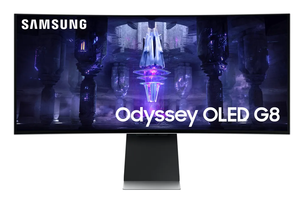 Samsung Odyssey OLED G8 G85SB Computerbildschirm 86,4 cm (34") 3440 x 1440 Pixel UltraWide Quad HD Silber