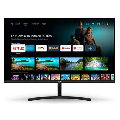 Monitor SPC Smart Monitor 23.8" FullHD 60Hz VA Android TV Lautsprecher