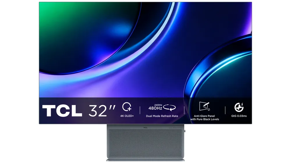 Monitor TCL X3 32X3A 32" UltraHD 4K 240Hz OLED FreeSync Premium HDR10