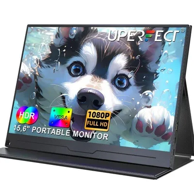 Monitor Uperfect 15,6" FullHD 60Hz IPS Matt 100% sRGB USB-C HDMI Tragbar