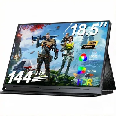 Monitor Uperfect 18,5" FullHD 144Hz IPS Tragbar USB-C Mini HDMI VESA
