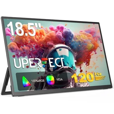 Monitor Uperfect 18,5" FullHD 120Hz IPS Tragbar 100% sRGB VESA