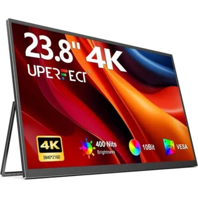 Monitor UPERFECT 23,8" 4K UHD 60Hz IPS Ultra Slim USB-C HDMI Portable