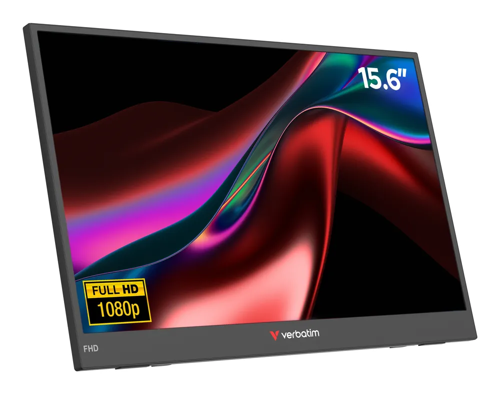 Monitor Verbatim Portable 15.6" FullHD 60Hz IPS 10ms HDR FreeSync VESA