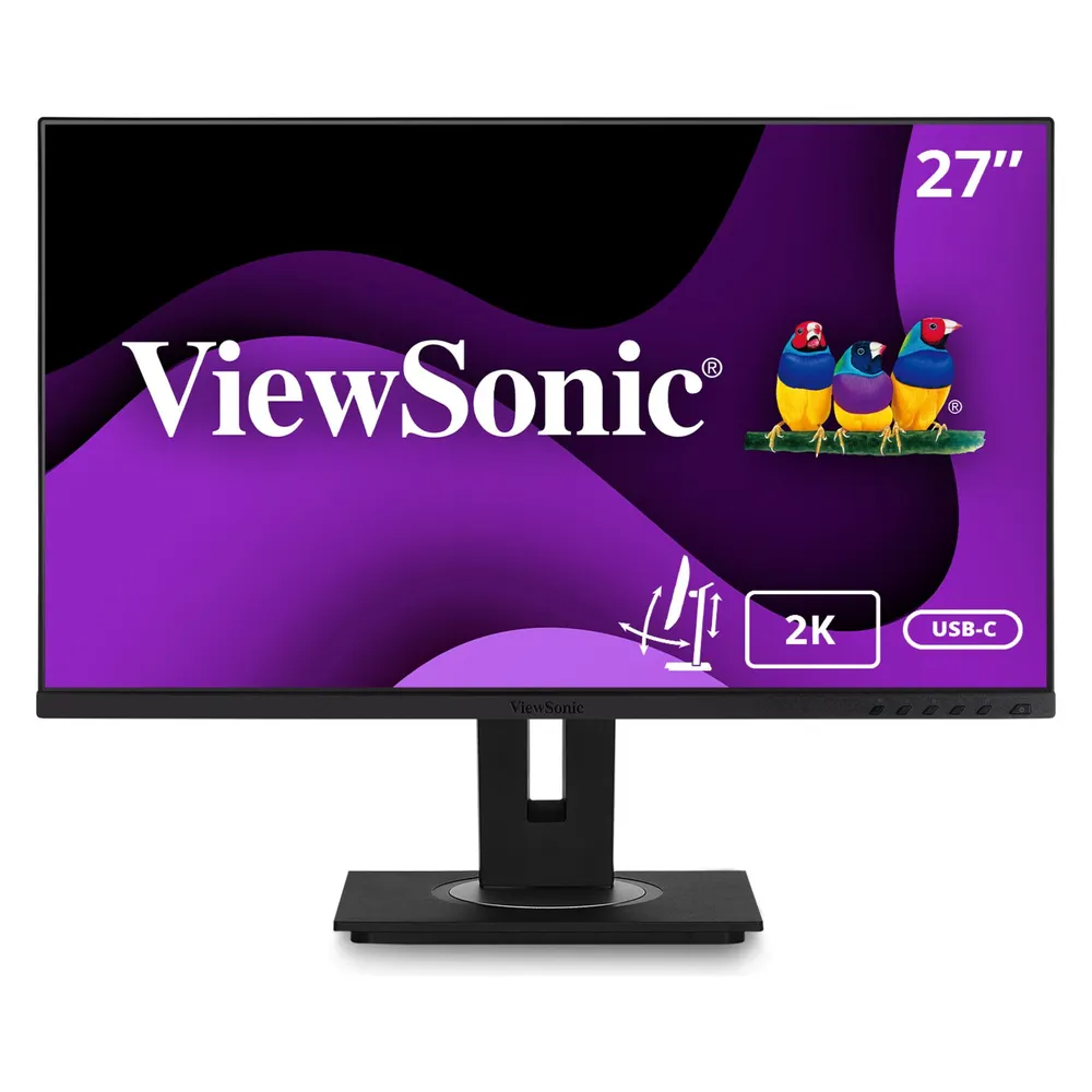 Viewsonic VG2756-2K 68,6cm 27Zoll 16:9 QHD 2560x1440 Frameless SuperClear IPS LED Monitor with 5ms H